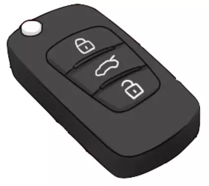REMOTE CONTROL SYSTEM, FOUR BUTTON