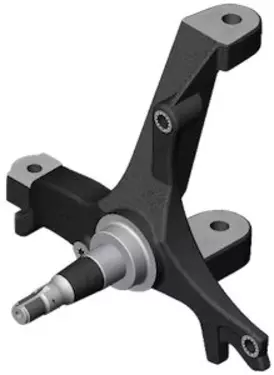 SPINDLE, FRONT WHEEL