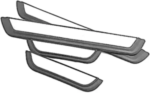 SCUFF, SIDE SILL LH R(BLK)