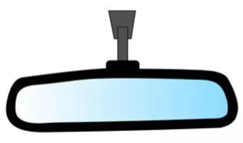 MIRROR ASSY INSIDE RR VIEW