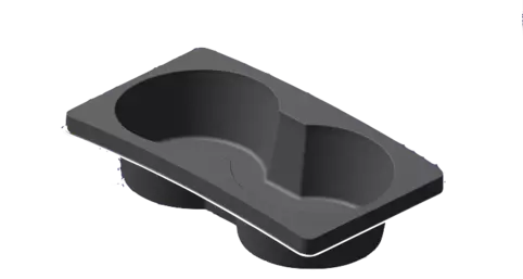 HOLDER, CUP (BLACK)
