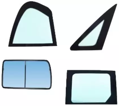 GLASS QTR WINDOW RH  TINT  BLUE