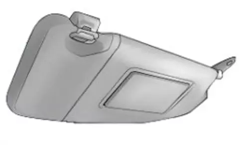 SUNVISOR ASSY LH (GRAY)