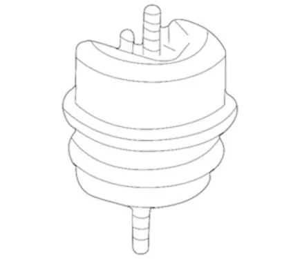 INSULATOR ENG FRT SUPPT.
