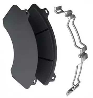 1 set brake discs withbrake pads