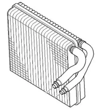 CORE - AIR CONDITIONING EVAPORATOR, RHD FWD