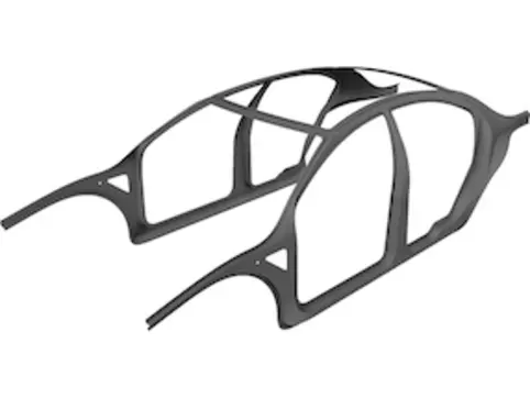 CROSSMEMBER SET, FR. BULKHEAD LOWER