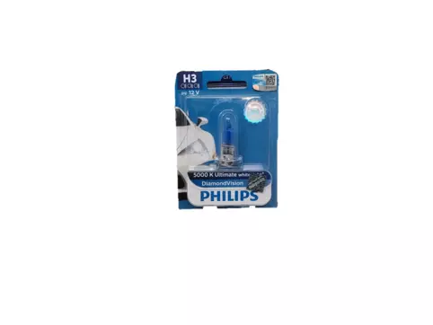 H3 Halogen Bulb 12V 55W (Single Bulb)