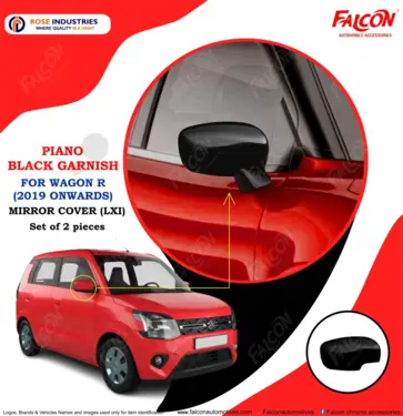 Outside Rear View Mirror Cover Garnish with Cut (Set of 2)