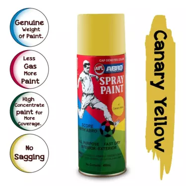 Car Spray Paint (Canary Yellow)
