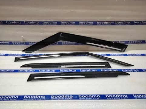 Door Visor with SS Strip (Set of 4)