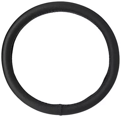 15 Inch - Steering Wheel Cover (Black)