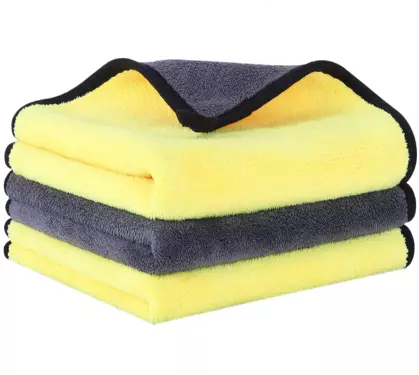 Car Cleaning Cloth (Pack of 3) 600 GSM,40 x 40 cm