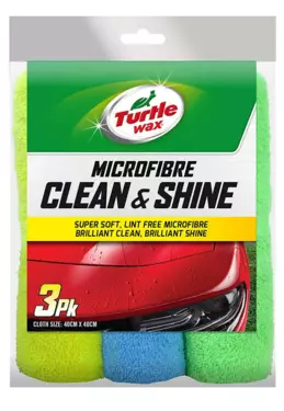 Microfibre Clean & Shine 3Pk
