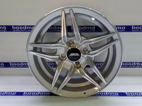 Alloy Wheel 14″/4 Holes/Pcd-100/Et-22 – Machined Hyper Silver