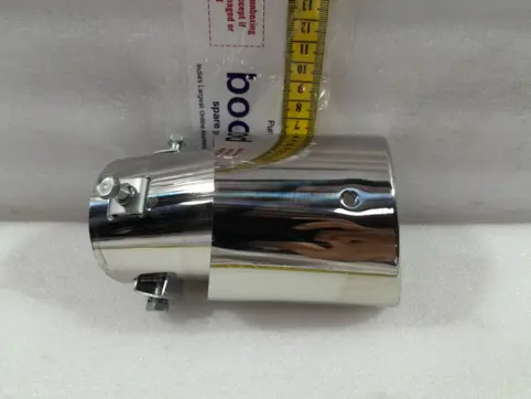 Bent Muffler Tip for Silencer 75mm Inlet Dia