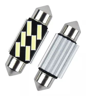 Universal 39mm Roof Lamp LED Bulb – White (Set of 2)