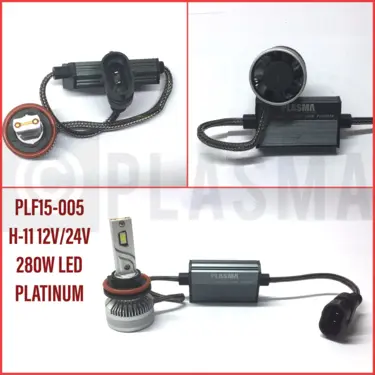 H11 Led Platinum Bulb 12V/24V 280W