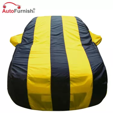 Stylish Yellow Stripe Car Body Cover