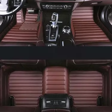 9D Car Floor Mats – Coffee