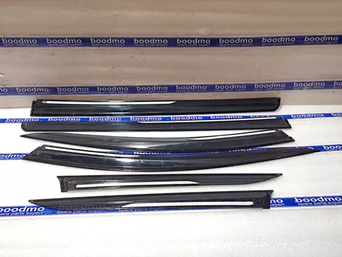 Door Visor with SS Strip (Set of 6)