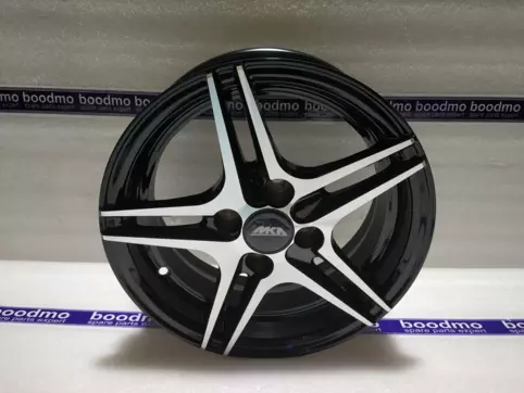 Alloy Wheel 14×5.5J/4 Holes/Pcd-100/Et-22 – Machined Black