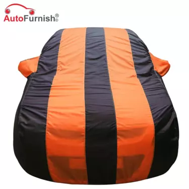 Stylish Orange Stripe Car Body Cover