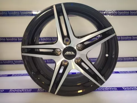 Alloy Wheel 16″/5 Holes/Pcd-114.3/Et-27 – Machined Black