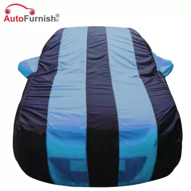 Stylish Aqua Stripe Car Body Cover