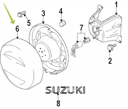 COVER, SPARE TIRE OUTER