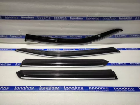 Door Visor – Chrome (Set of 4)