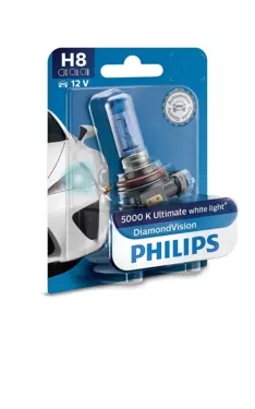 H8 Diamond Vision 12V 35W (Single Bulb)
