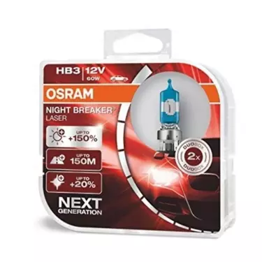 HB3 Halogen Bulb 12V 60W (Set of 2)