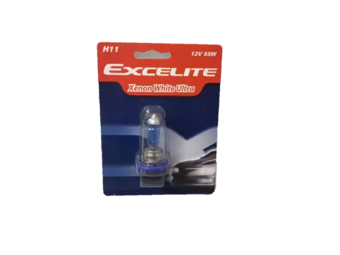 H11 Xenon White Halogen Bulb 12V 55W (Single Bulb)