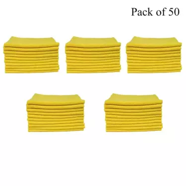 Car Cleaning Cloth (Pack of 50) 350 Gsm 40X40 cm
