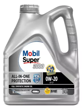 Mobil Super 3000 0W-20 (3L) (150-1100Rs cash-back inside)