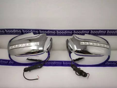 Cover, Outside Mirror Chrome with Indicator (Set of 2)