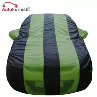 Stylish Green Stripe Car Body Cover