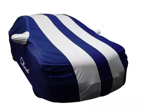 Stylish Silver Stripe Car Body Cover
