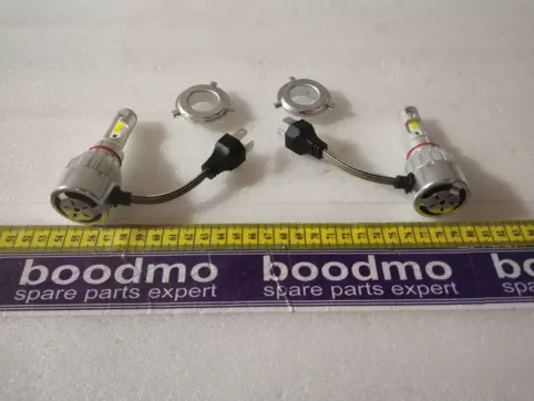 H4 36W White LED Headlight Kit (Set of 2)