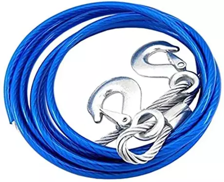 Tow Strap (3 Mtr) With J-Hook & Ratchet - 3 Ton Pull Capacity