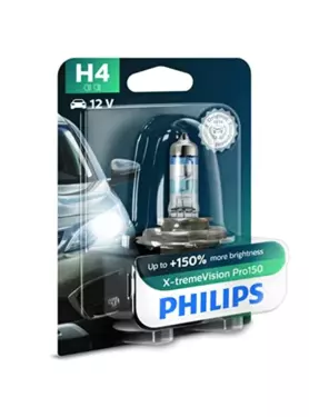 H4 X-tremeVision Pro150 12V 60/55W (Single Bulb)
