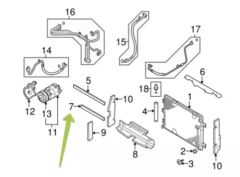 INSULATOR COND SIDE GRAND VITARA T