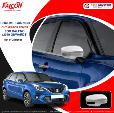 Outside Rear View Mirror Cover Garnish with Cut (Set of 2)