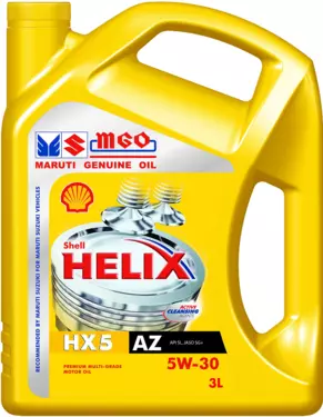 Engine Oil 5W-30 (3L) (Shell Helix HX5 AZ MGO Premium Multigrade Oil)