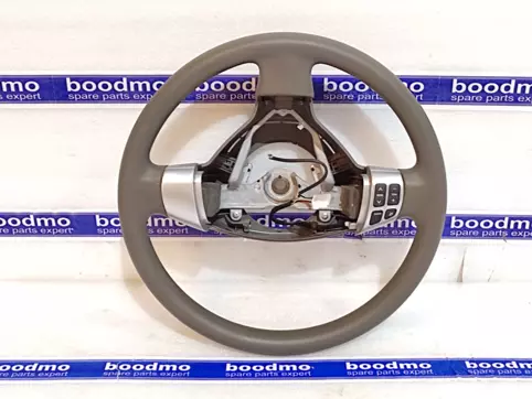 WHEEL ASSY, STEERING (BROWN/SILVER)