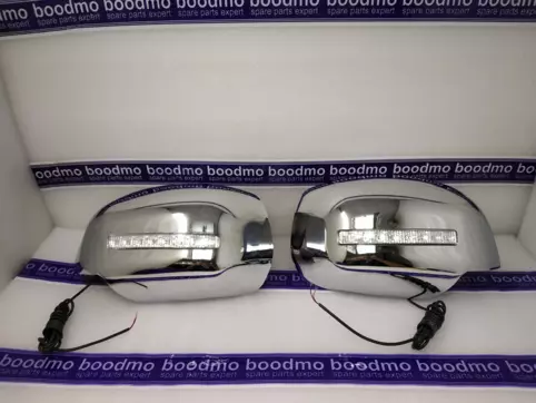 Cover, Outside Mirror Chrome with Indicator (Set of 2)