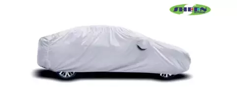 Silver Car Body Cover (Hatchback)