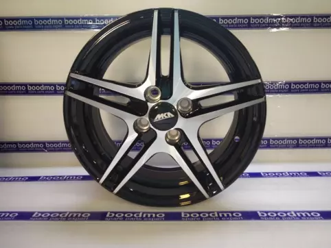 Alloy Wheel 15″/4 Holes/Pcd-100/Et-32 – Machined Black