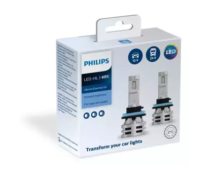 H11 LED Bulb 12V 24W (Set of 2)